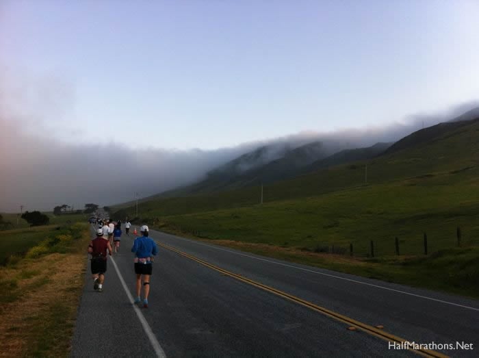 Big Sur International Marathon 21-Mile Race