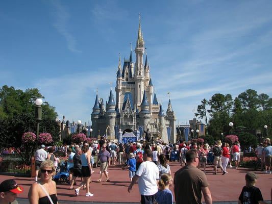 Walt Disney World Half Marathon entrance.