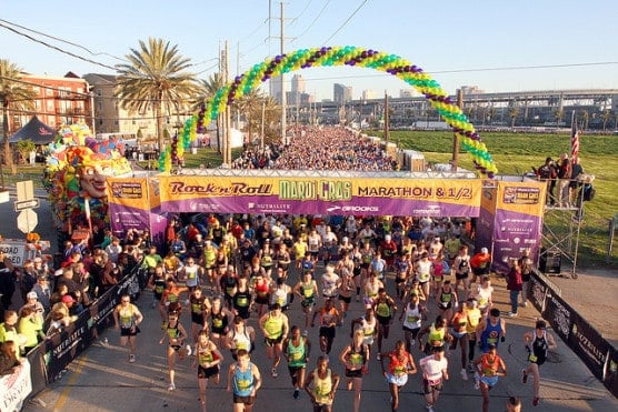 The start of the Rock 'n' Roll Mardi Gras Marathon in 2010. (Photo by ScubaBear68/flickr)