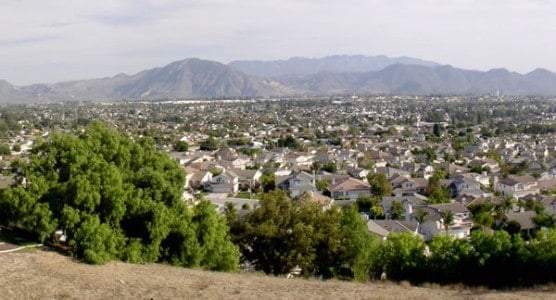 A panoramic view of Camarillo, Calif., as seen from a hillside. (Photo by Wikimedia)