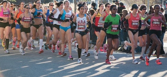 The 2012 Houston Marathon doubled as the Olympic trials for the marathon event in that summer's London Games. (Photo by Born_Hiker/flickr)