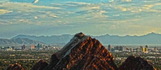 The Phoenix skyline. (Photo by Tyler Bolken/flickr)