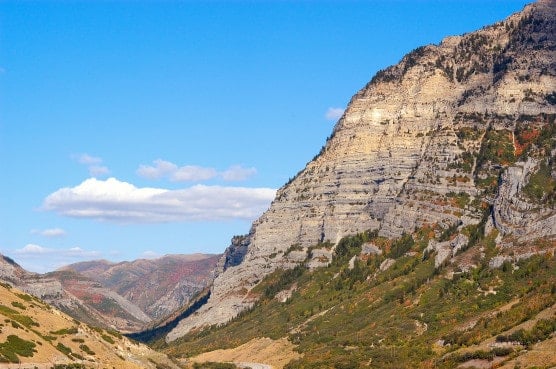 The spectacular view from Utah's Provo Canyon. (Photo by Eric Ward/Wikimedia)