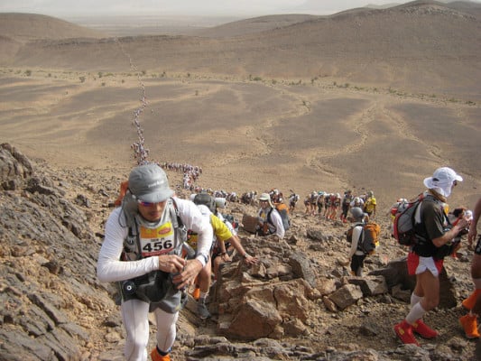 Runners race through the desert at the 25th annual Sahara Marathon in 2010. (U.S. Army Corps of Engineers/flickr)
