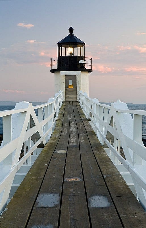 The Marshall Point Lighthouse near Port Clyde, Maine. (Photo by Traci/flickr)