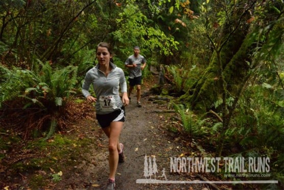 On the trails at the 2013 St. Edward Harvest Half. (Courtesy Northwest Trail Runs)