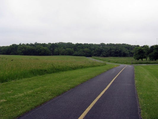What the trails look like in Busse Forest Nature Preserve. (Photo by Charles Carper/flickr)