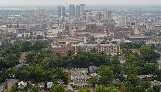 View of Birmingham, Ala., from atop Red Mountain. (Photo by Bill Blevins/flickr)