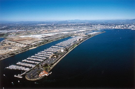 San Diego's Harbor Island. (Port of San Diego/flickr)