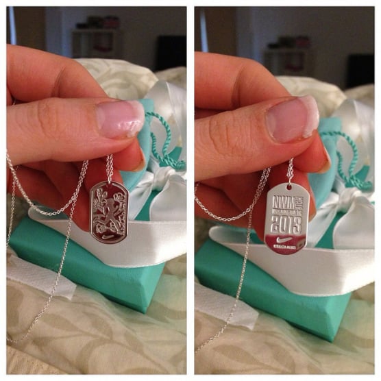 nike women's marathon necklace