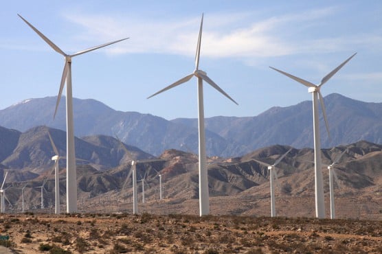 Windmills near Palm Springs, Calif. (Photo by Sam Howzit/flickr)