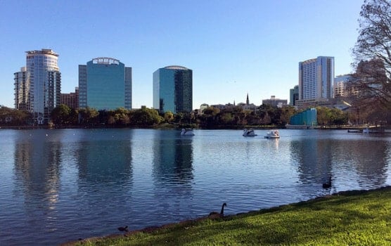 Lake Eola Park in Orlando, Fla. (Photo by Jared/flickr)