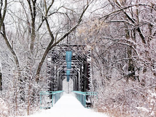 What the Kent Trails look like in wintertime. (Photo by Rachel Kramer/flickr)