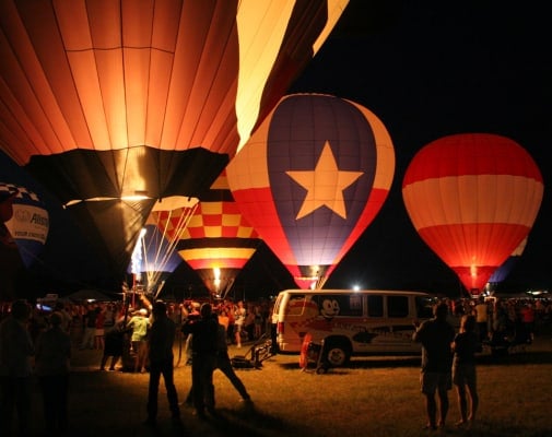 The Great Texas Balloon Race in Longview, Texas, taken in 2008. (Photo by Eaglegrafix/Wikimedia)