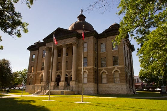 The historic Hays County Courthouse in San Marcos, Texas. (Photo by Stuart Seeger/flickr)