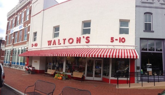 The original Walton Five and Dime in Bentonville, Arkansas, where the race starts. (Photo by Brad Holt/flickr)