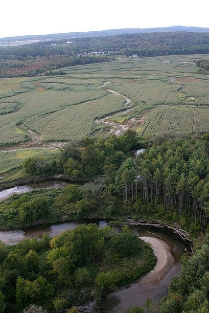 A view of Essex, Vermont, from the air. (Photo by redjar/flickr)