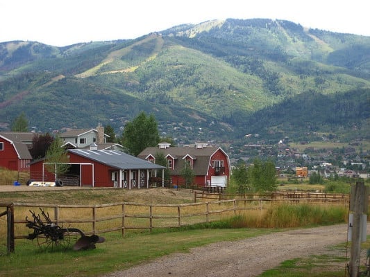 A view of Steamboat Springs, Colorado. (Photo by Ben Ramirez/flickr)