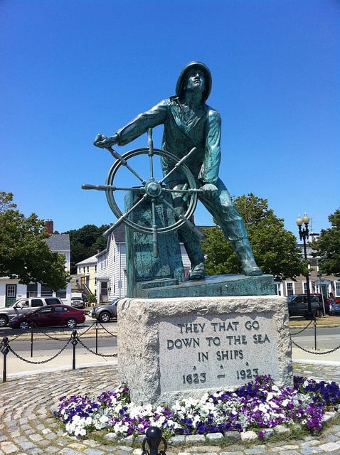 The Gloucester Fishermen's Memorial. (Photo by Ben Becker/flickr)