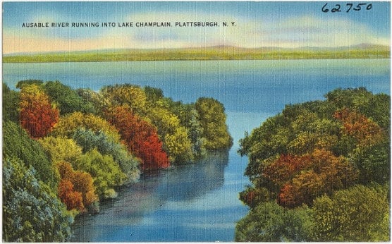 Vintage postcard of Plattsburgh, New York. (Photo by Boston Public Library/flickr)