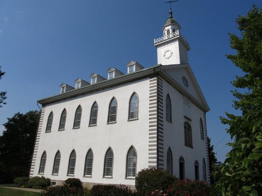 The Kirtland Temple, a national historic landmark in Kirtland, Ohio that was built by Joseph Smith and his followers between 1833 and 1836. (Photo by Ken Lund/flickr)
