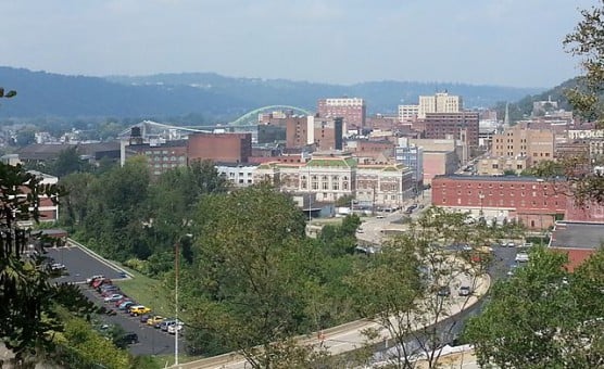Downtown Wheeling, West Virginia. (Photo by Wikimedia)