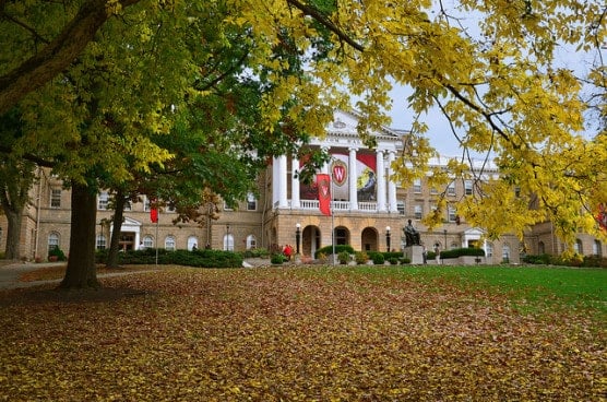 The University of Wisconsin campus in Madison, Wis. (Photo by Richard Hurd/flickr)