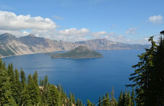 View of Crater Lake in Crater Lake National Park, Oregon. (Photo by Eric Sonstroem/flickr)