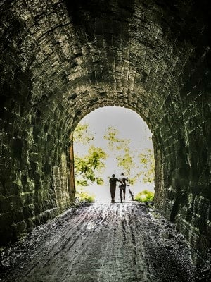 Inside the tunnel. (Photo by Kenneth Casper/flickr)