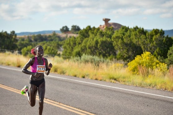 Photo courtesy Santa Fe Thunder Half Marathon.