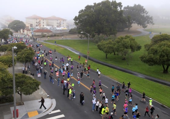 Runners trek the streets of San Francisco at the 2013 Nike Women's Half Marathon. (© Tatiana Morozova | Dreamstime.com)