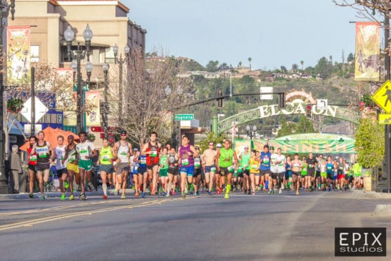 The start line. Photo courtesy of the St. Patrick's Day Half staff.