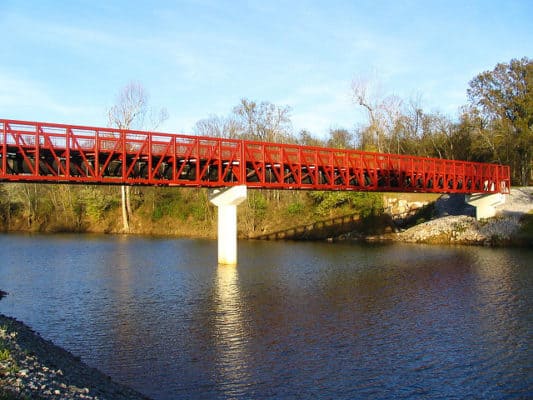 The Stones River Greenway Pedestrian Bridge. (Photo by Brent Moore/flickr)