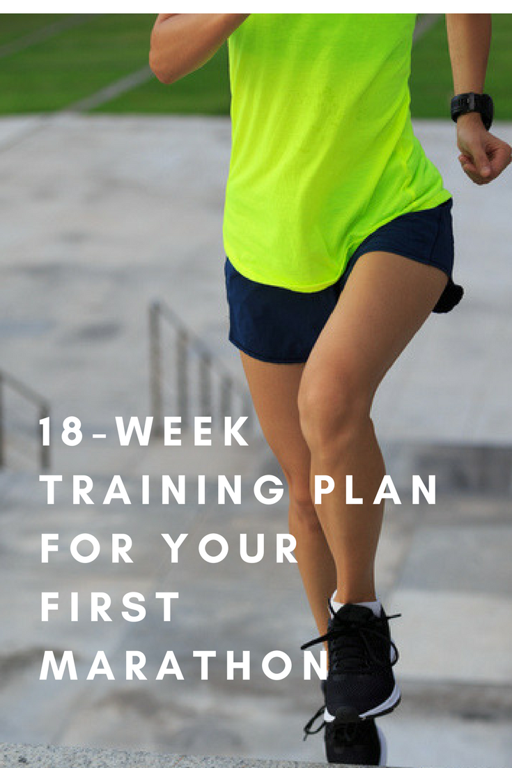 Ready to run your first full marathon? Here's a 4 1/2-month training plan that will get you ready for race day.