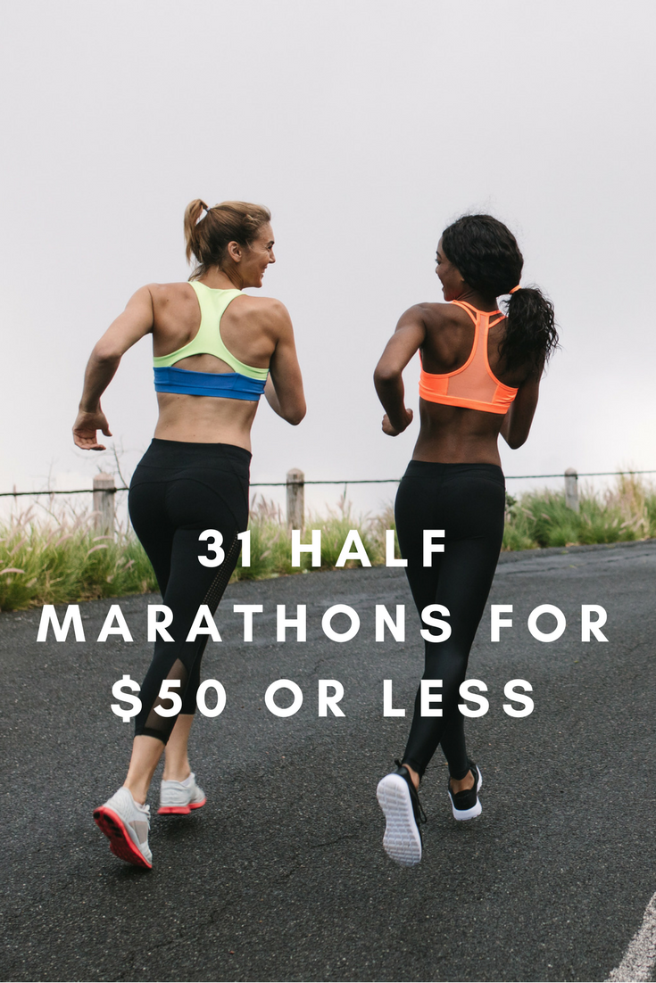 Fun, scenic and challenging half marathon races you can run that won't break the bank, from the coasts of California to the small towns of the Carolinas.