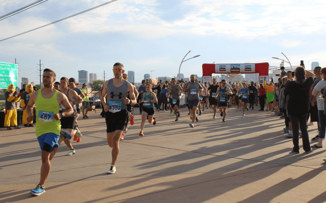 Love On The Run Half Marathon in Irving at The Plaza at Toyota Music