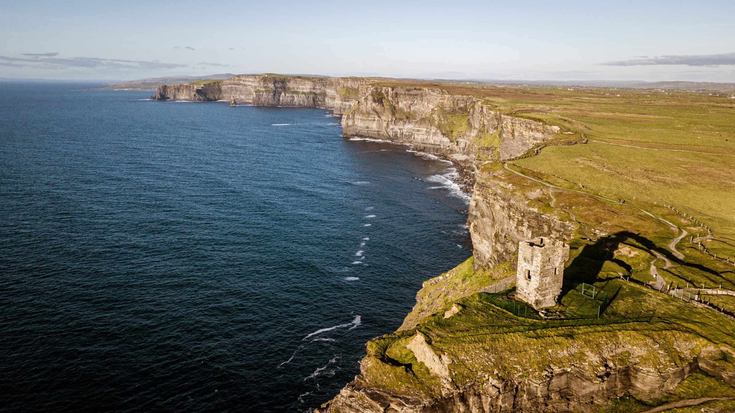 The Emerald Isle in Ireland, a great location for a running vacation.