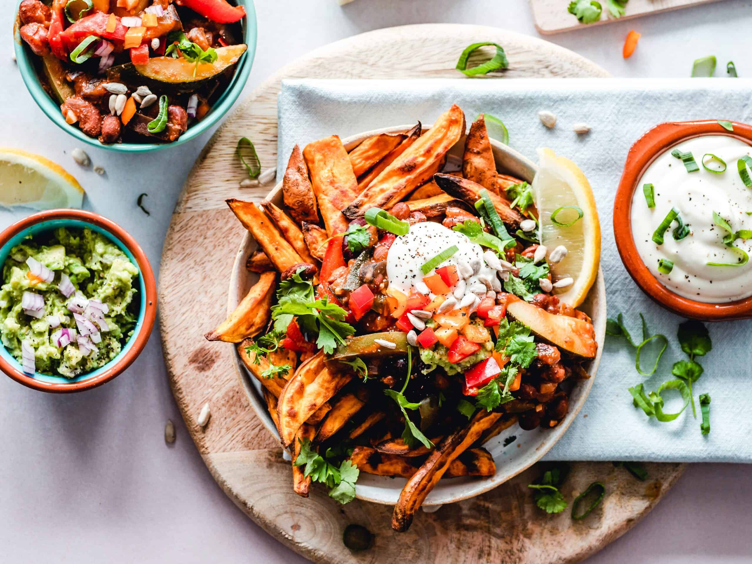 Sweet potatoes are the perfect thing to eat before a race as they're carb-heavy.