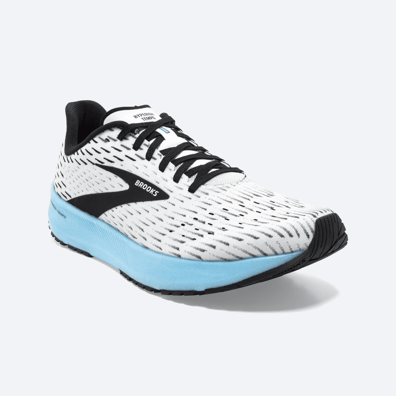 The Brooks Hyperion Tempo our pick for the best marathon racing shoe without a carbon plate, also making it a budget pick.