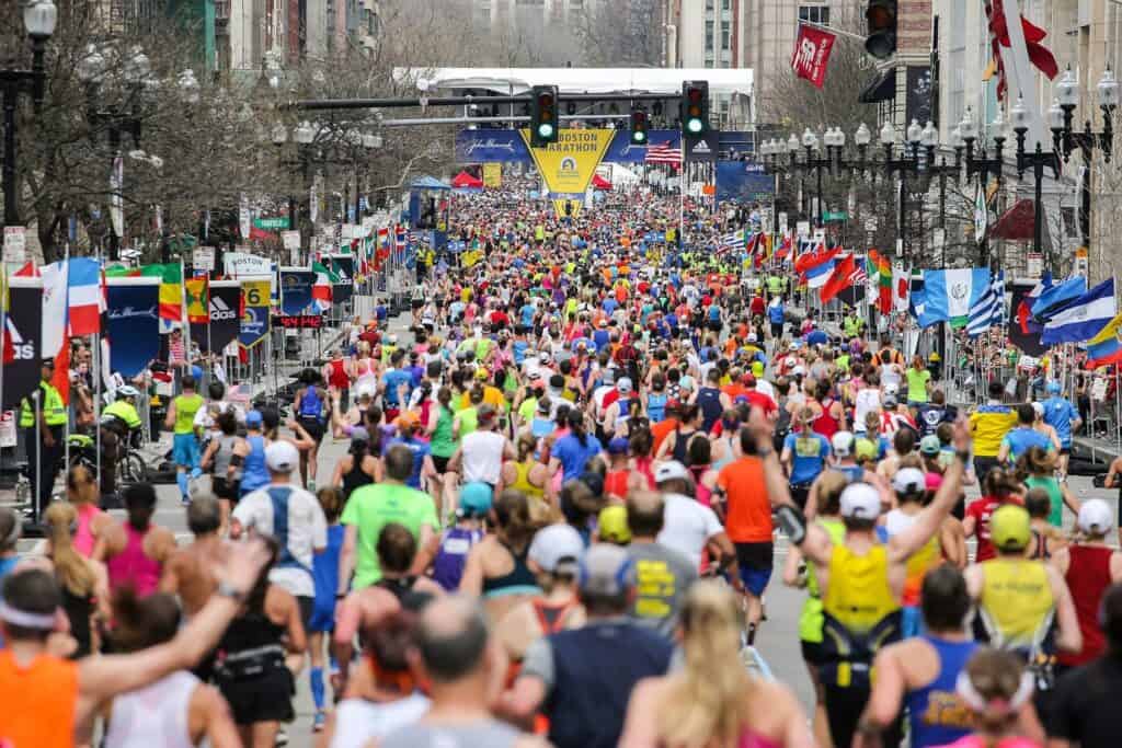 runners who have qualified for boston marathon running the race
