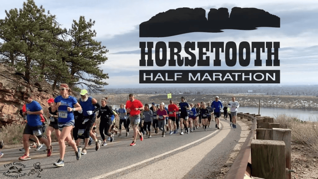 Horsetooth Half Marathon course in Fort Collins, Colorado