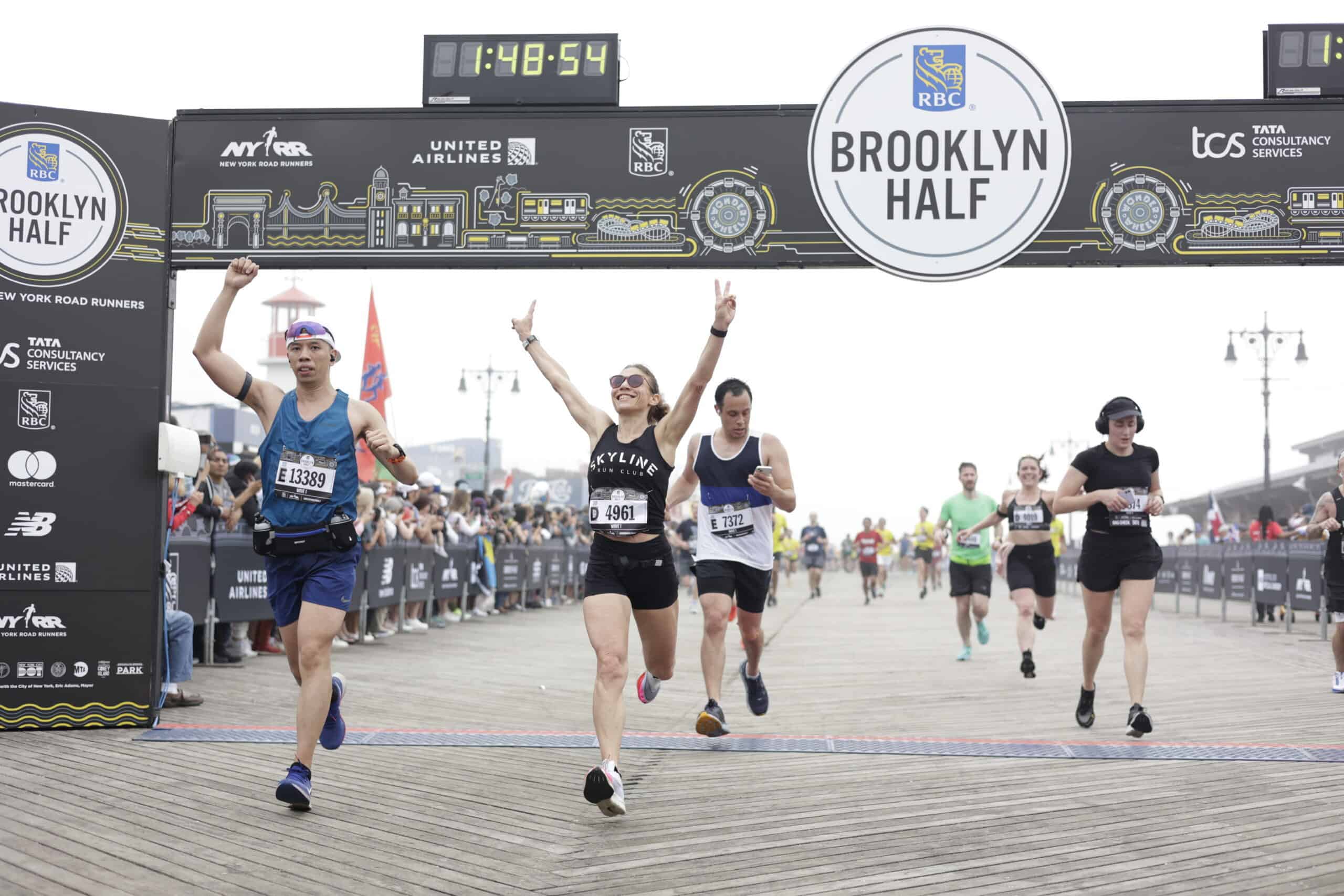 Finishers of the RBC Brooklyn Half Marathon on May 2022.