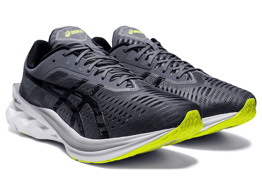 The ASICS Novablast 1 the best running shoe of all time voted by the subreddit RunningShoesGeek.