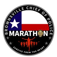 Brownsville Chief of Police Marathon & Half Marathon logo