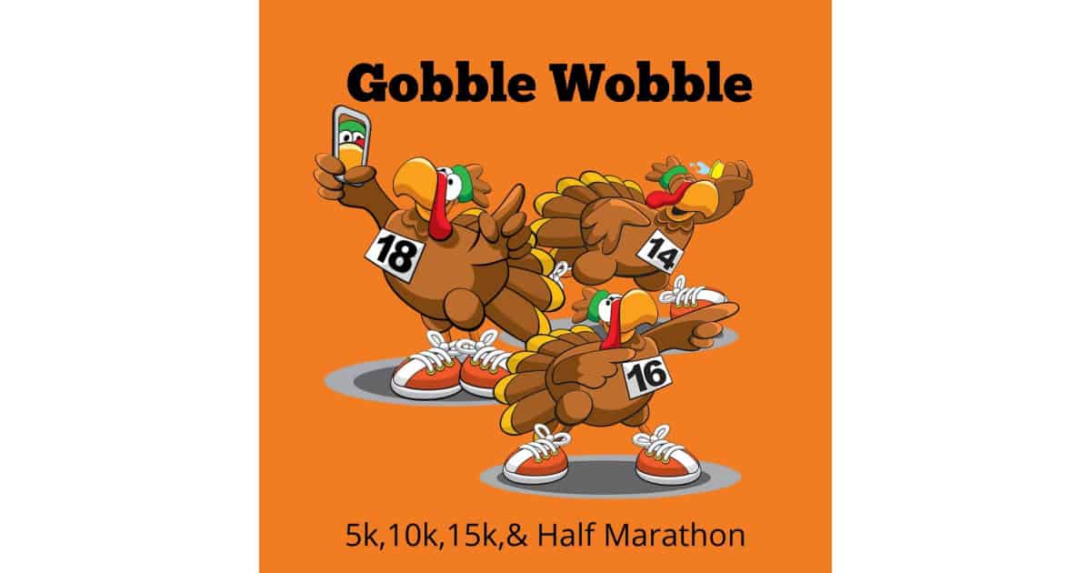 Gobble Wobble Half Marathon logo
