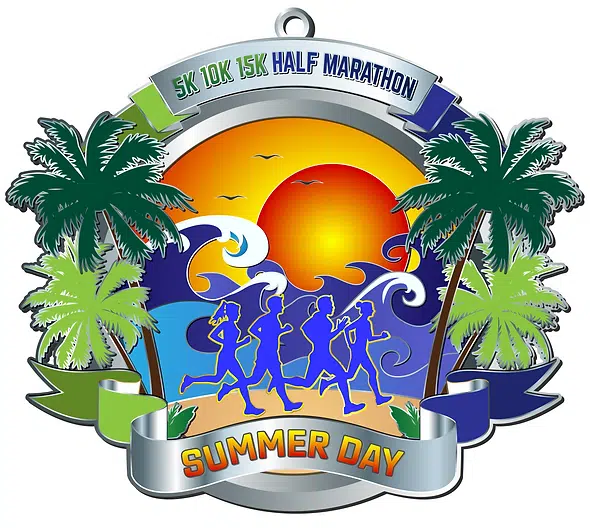 Summer Day Half Marathon 15k 10k & 5k logo