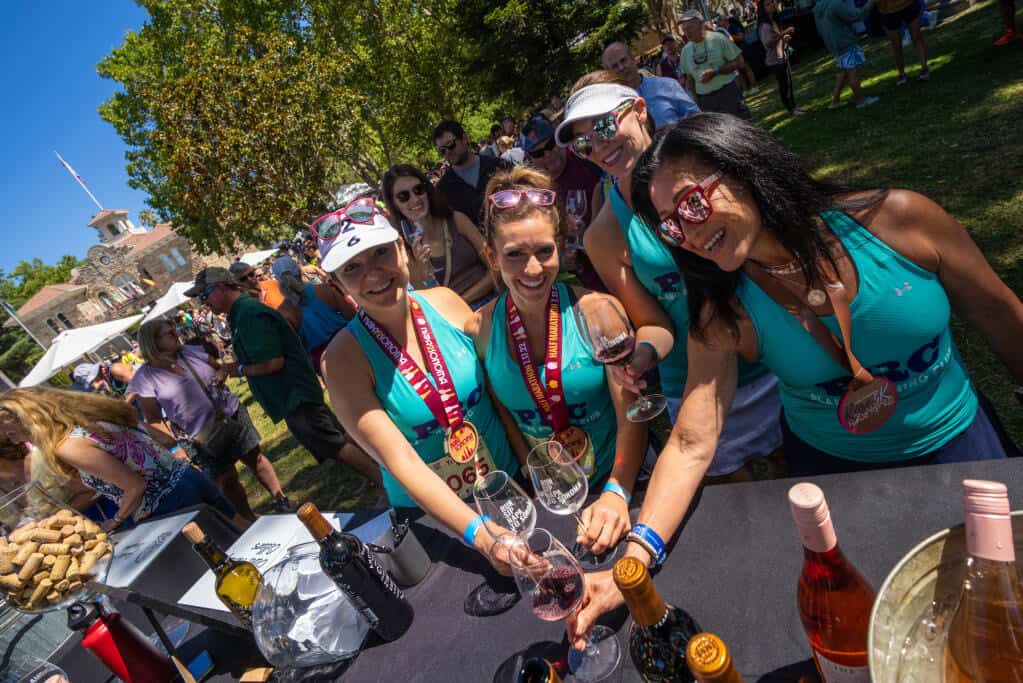 Napa to Sonoma half marathon wine festival