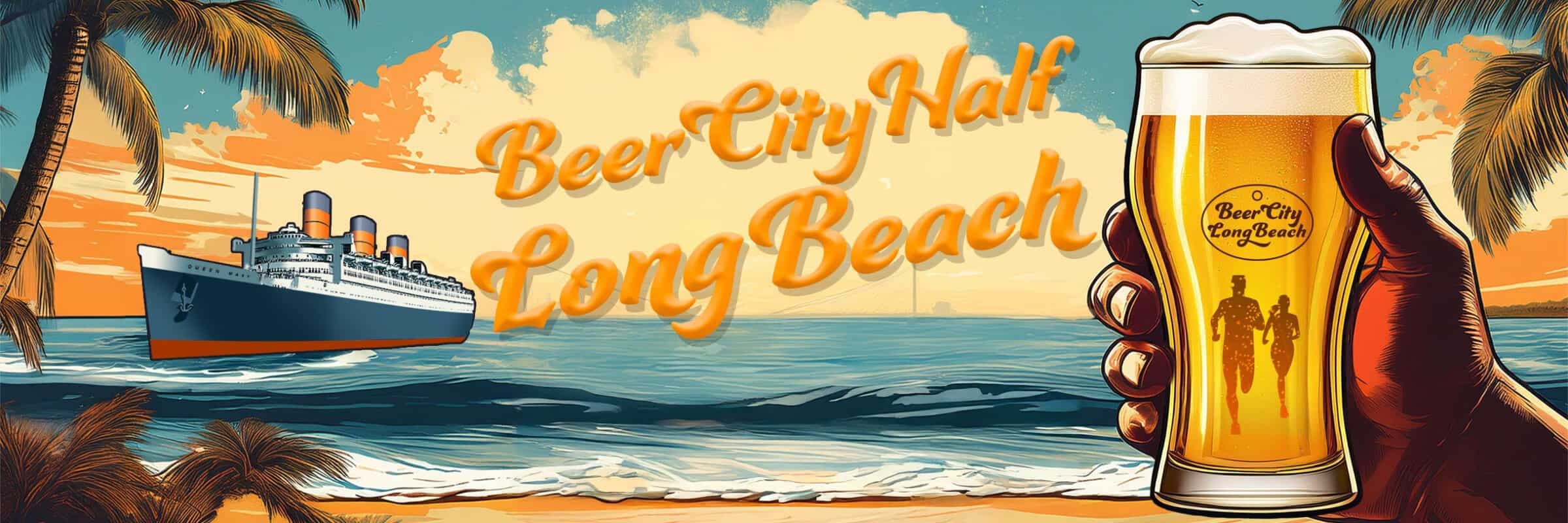 Beer City Half Long Beach banner