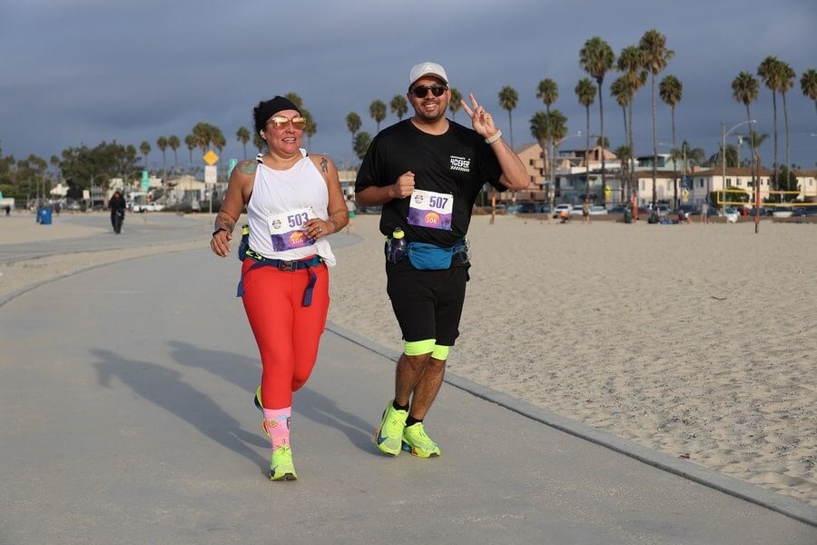 Viva la Vida - Day of the Dead 5K, 10K, and Half Marathon in Long Beach, CA experience & scenery