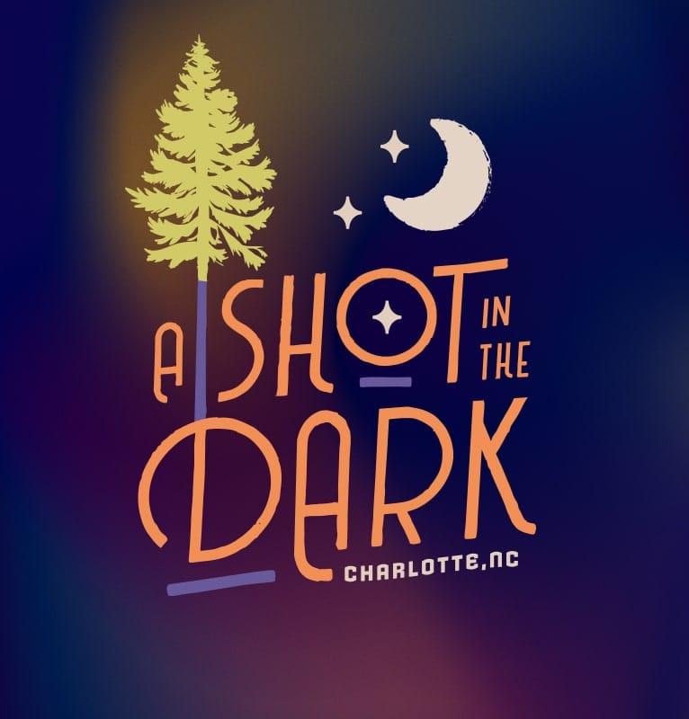 A Shot in the Dark Night Trail Race Logo